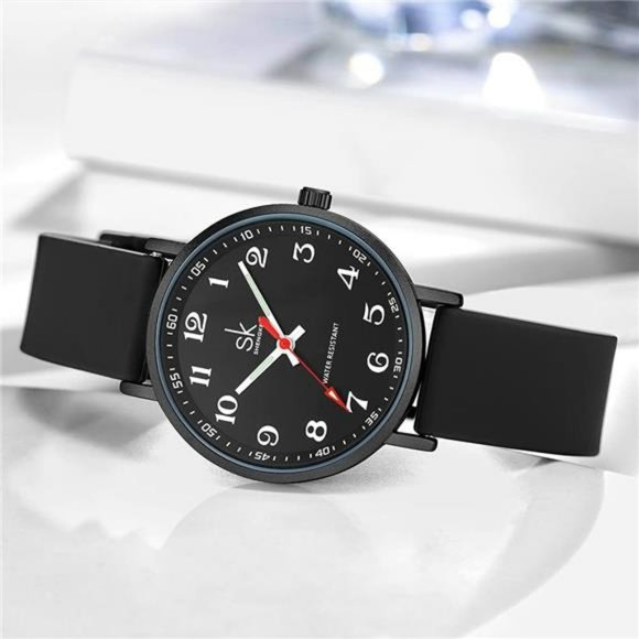 SK Ultra Thin Fashion Sport Sweatproof Women Watch, Silicone Band main image 3